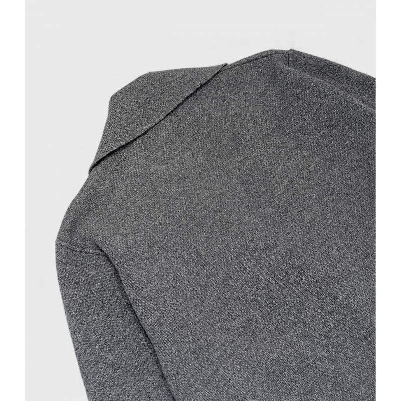 Grey Wool Tailored Jacket