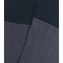 Blue Herringbone Socks