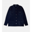 Blue Wool Jacket With Pockets