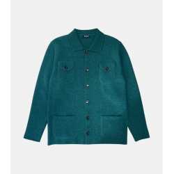 HOOK Green Wool Jacket With Pockets