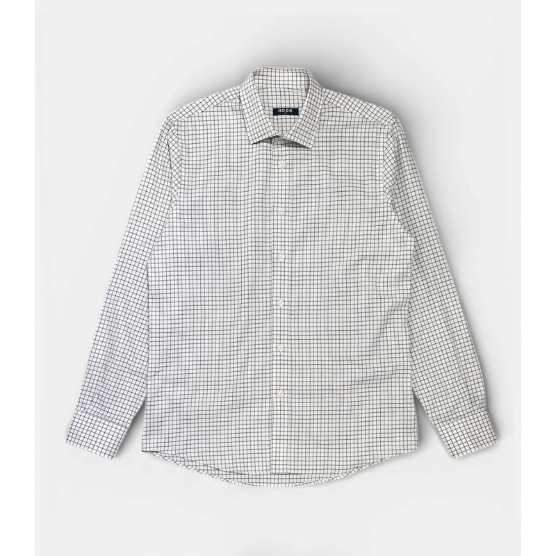 Camisa Cuadros Marrón Y Verde
