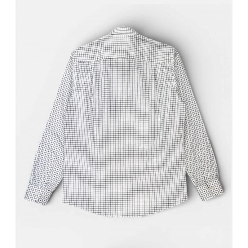 Camisa Cuadros Marrón Y Verde