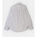 Navy and Burgundy Checks Viella Shirt