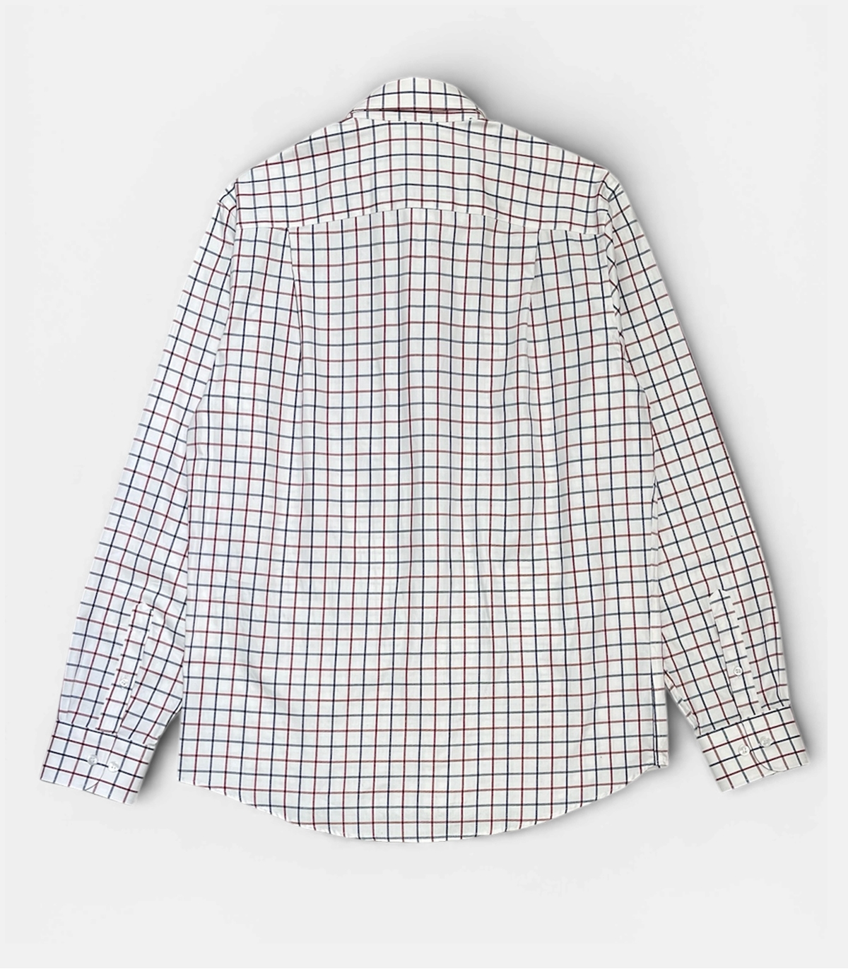 Navy and Burgundy Checks Viella Shirt
